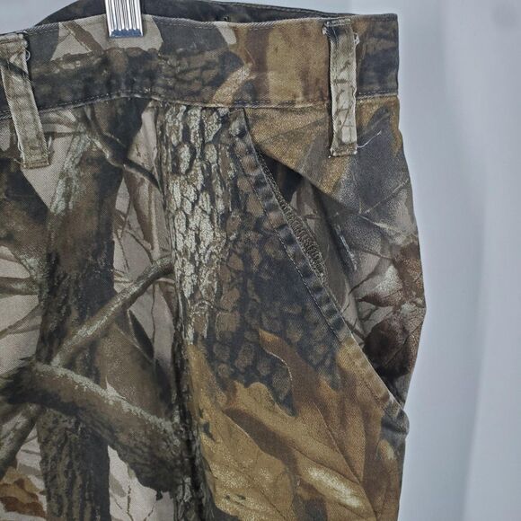 Outfitters Ridge Pants Mens 3XL 48-50 Camo Cargo Organic Cotton Hunting 22x30 - Picture 12 of 12